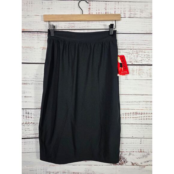 SPANX Women's NWT black pencil midi skirt size Small - Picture 1 of 6